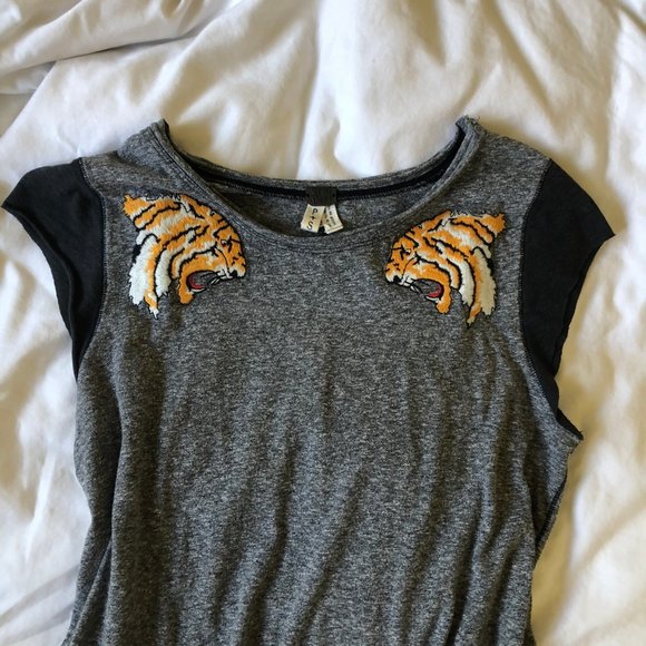 Free People jungle cat embroidered graphic tee - Picture 2 of 5